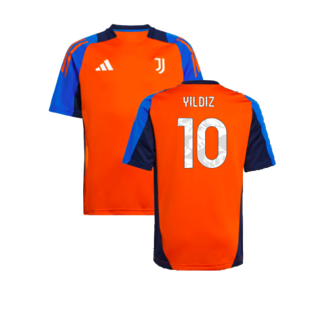 2024-2025 Juventus Training Jersey (Orange) - Kids (Yildiz 10)