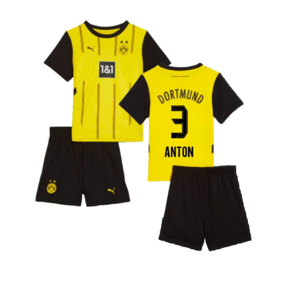 2024-2025 Borussia Dortmund Home Mini Kit (Anton 3)