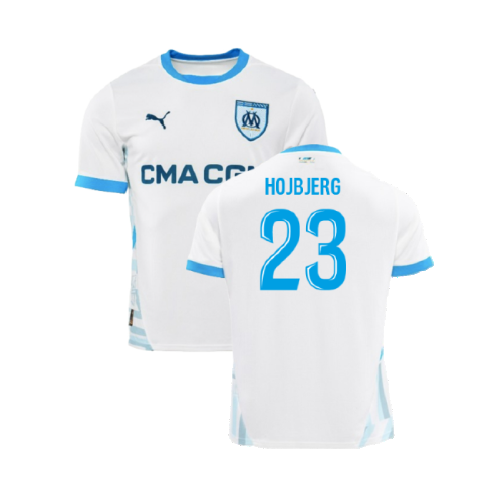 2024-2025 Marseille Home Shirt (Kids) (Hojbjerg 23)