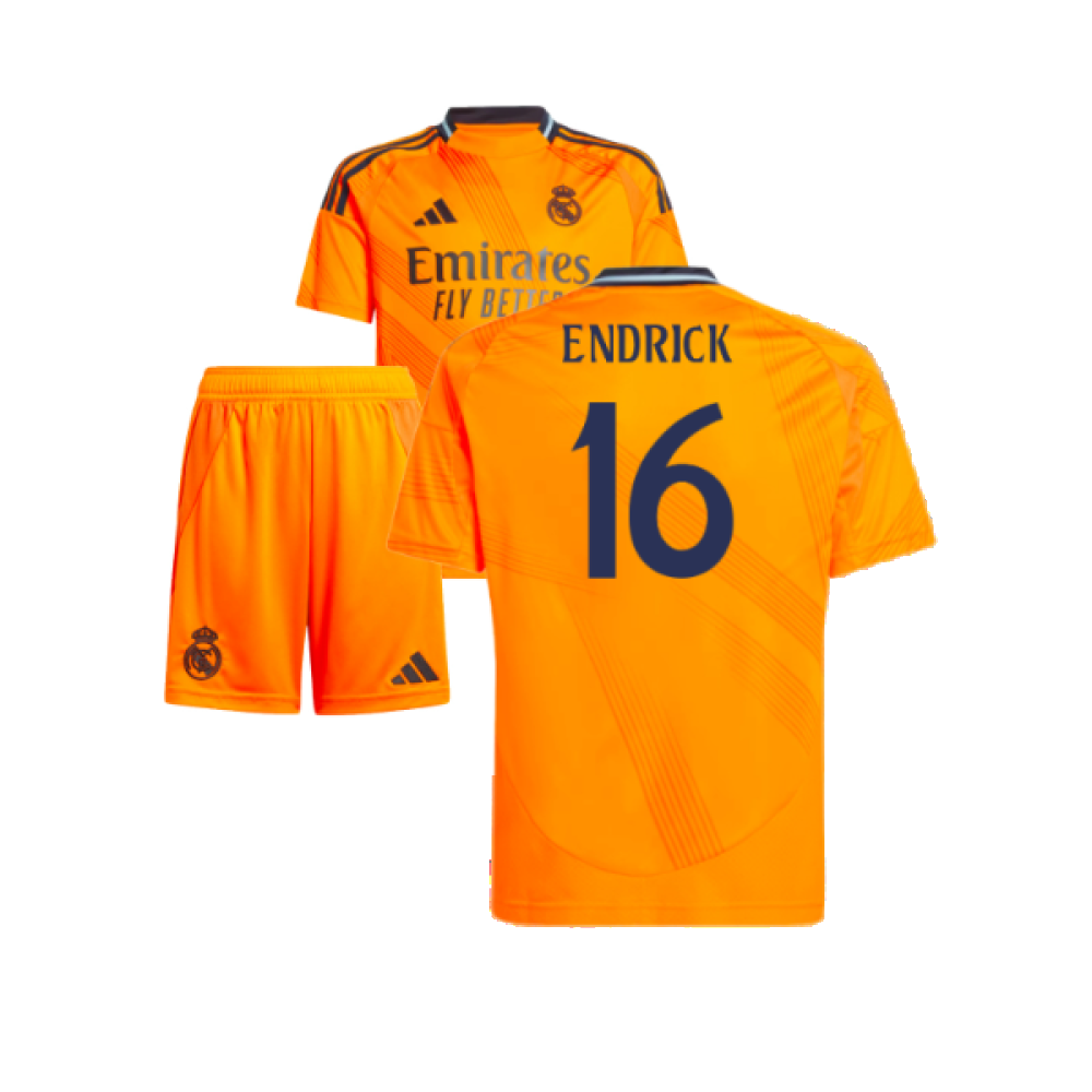 2024-2025 Real Madrid Away Youth Kit (Endrick 16)