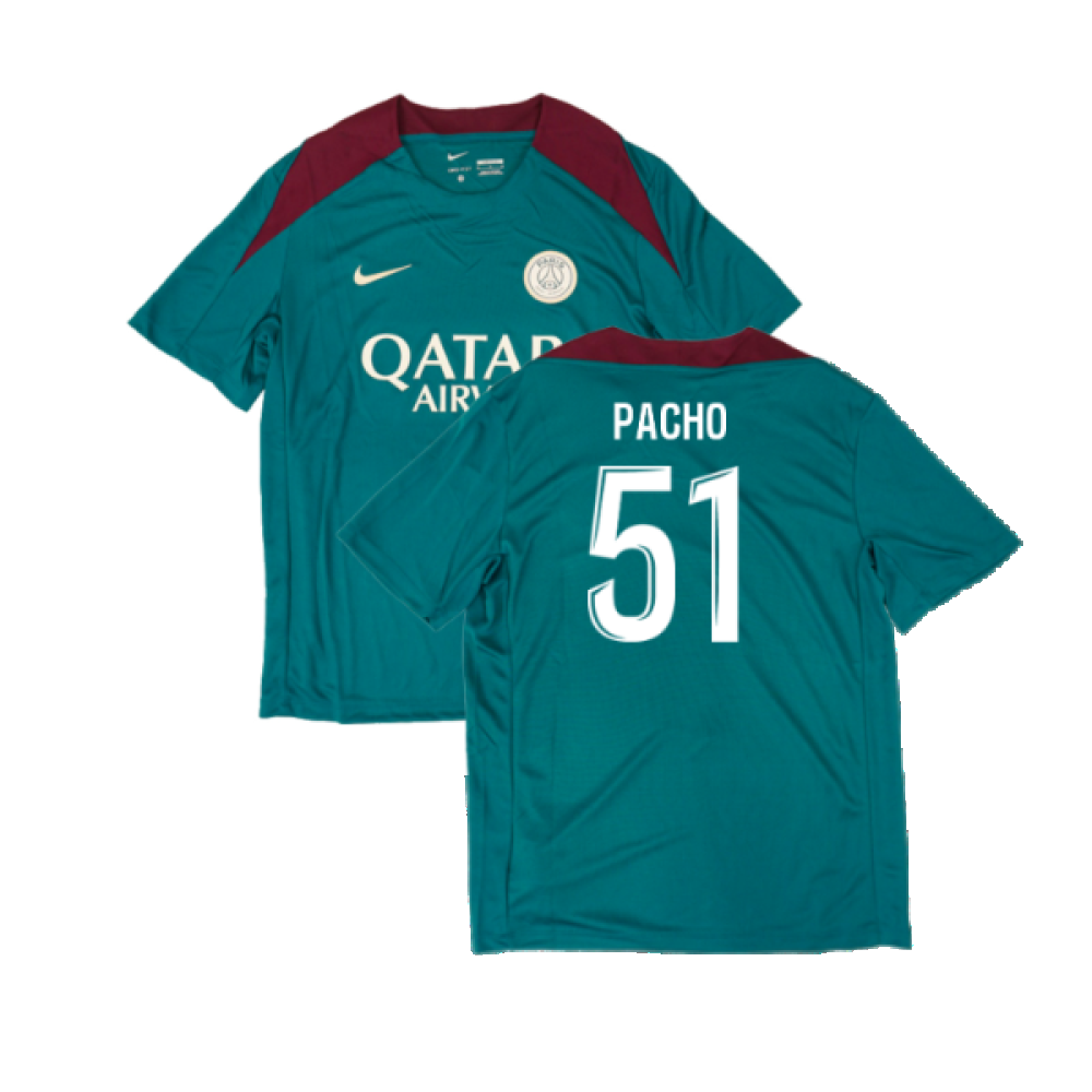 2024-2025 PSG Strike Dri-Fit Training Shirt (Teal) (Pacho 51)