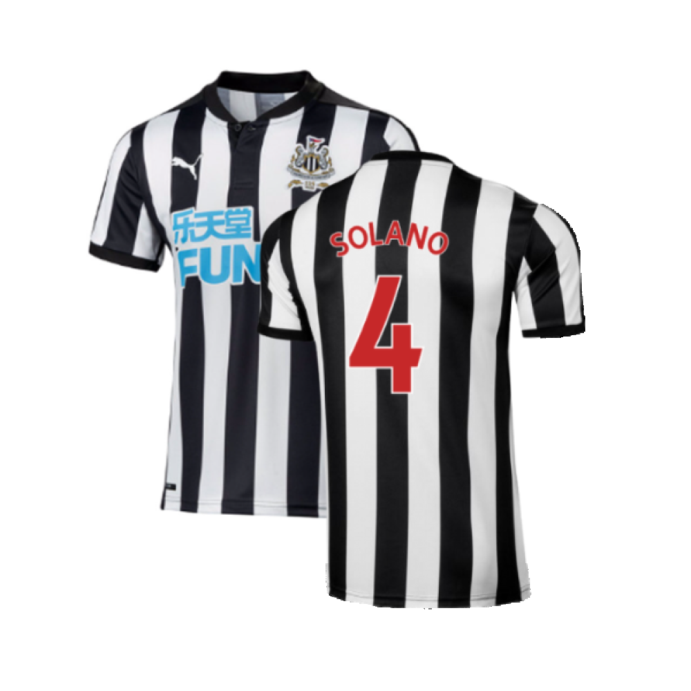 Newcastle United 2017-18 Home Shirt ((Excellent) XXL) (Solano 4)