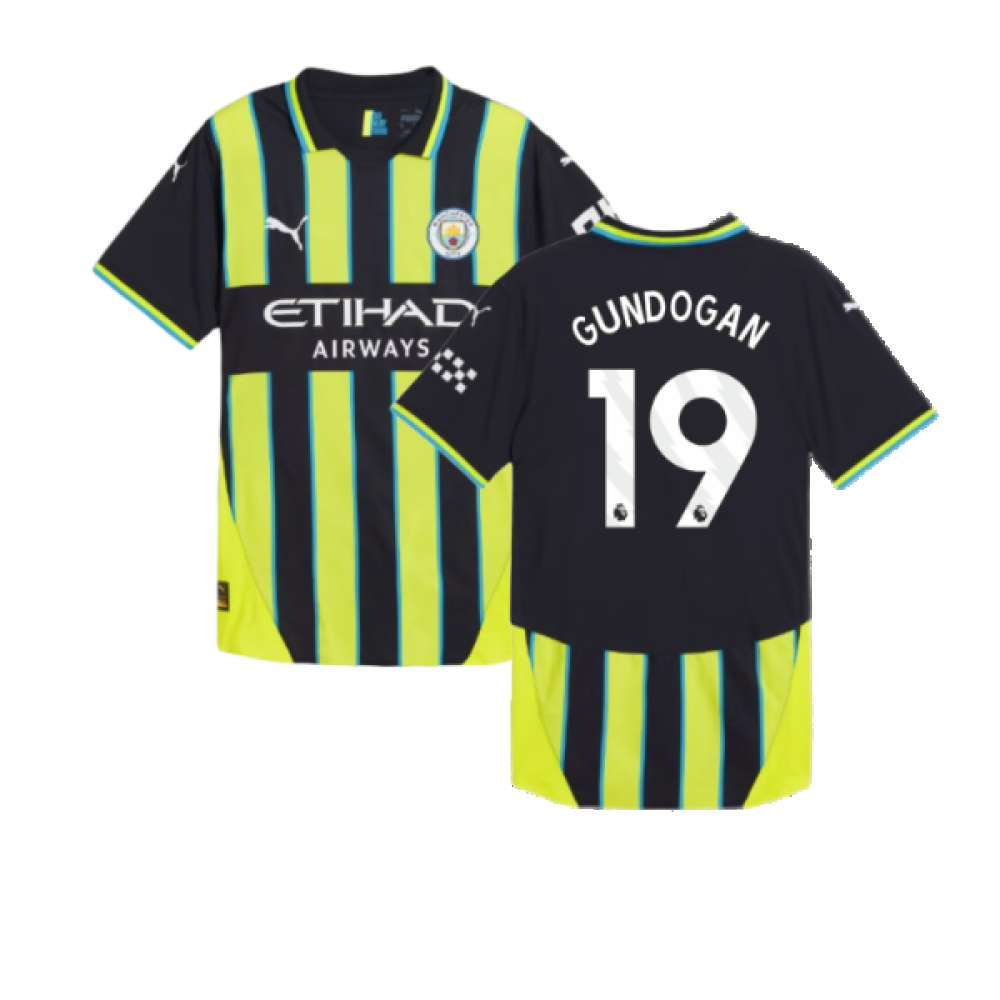 2024-2025 Man City Away Authentic Shirt (Gundogan 19)