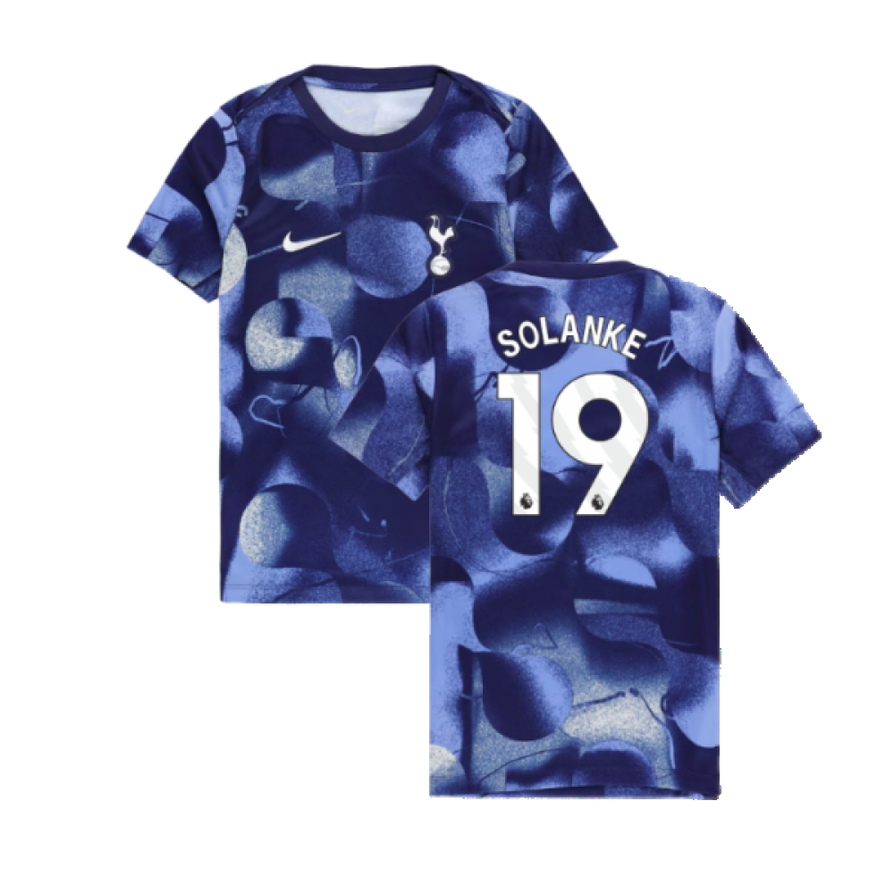 2024-2025 Tottenham Hotspur Dri-FIT Match Shirt (Blue) - Kids (Solanke 19)