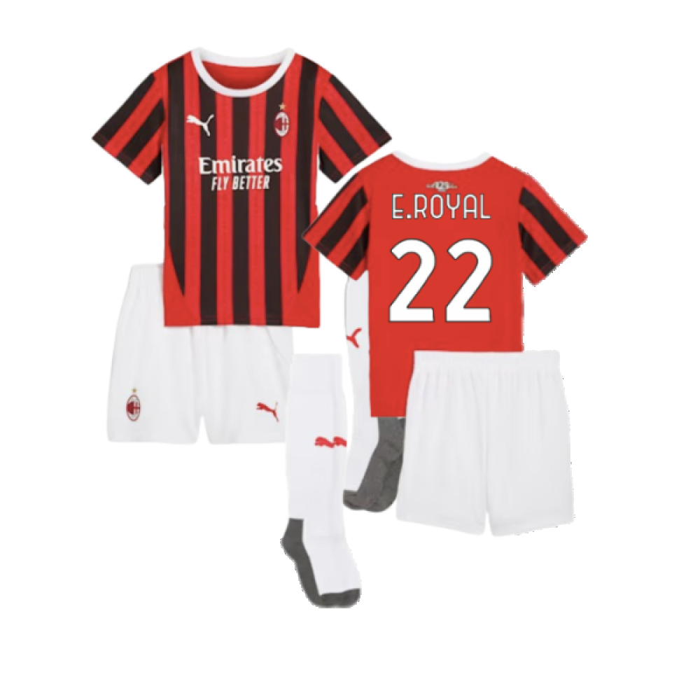 2024-2025 AC Milan Home Mini Kit (E.Royal 22)