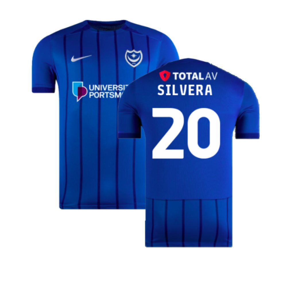 2024-2025 Portsmouth Home Shirt (Kids) (Silvera 20)