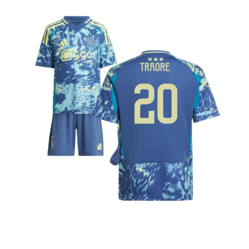 2024-2025 Ajax Away Mini Kit (Traore 20)