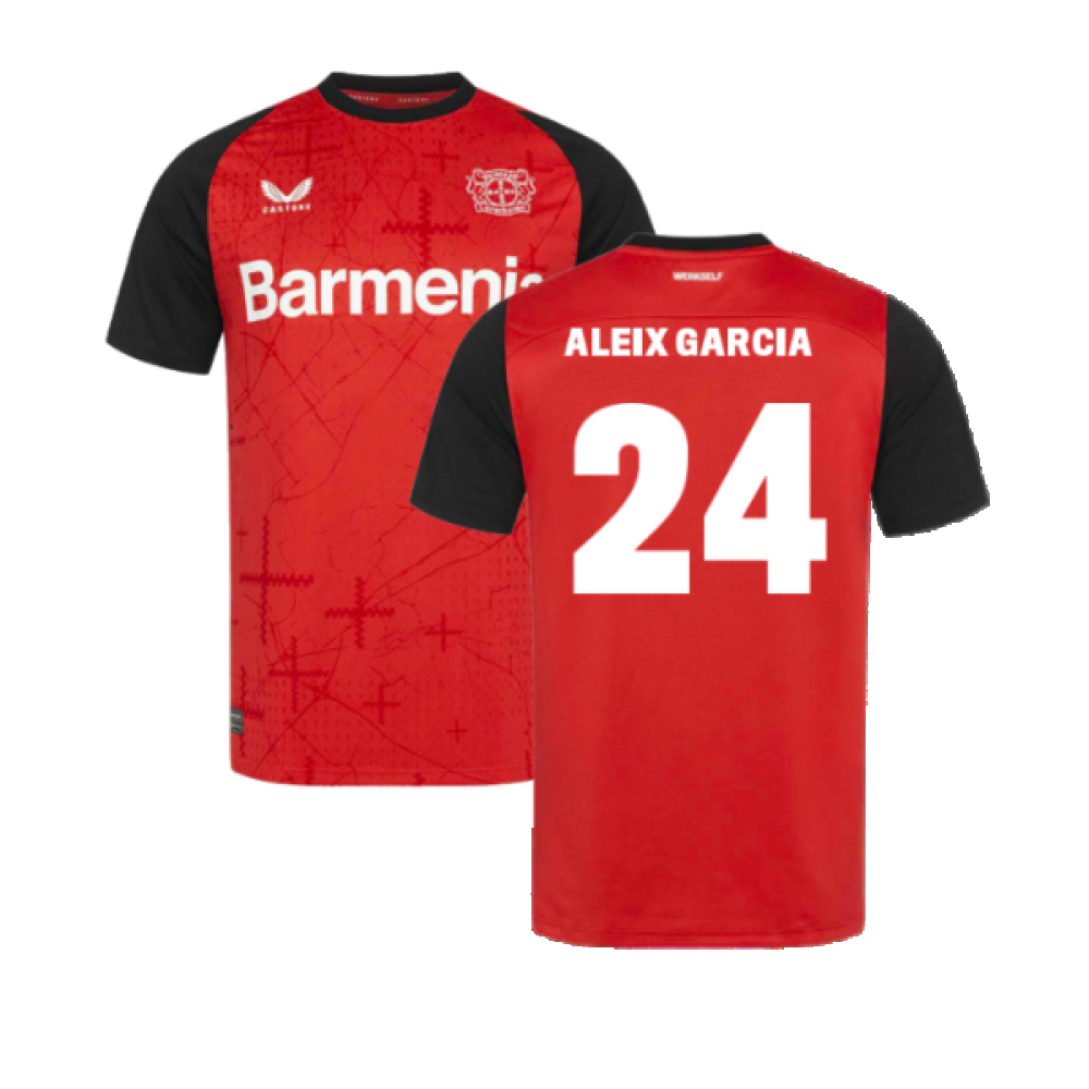 2024-2025 Bayer Leverkusen Pro Home Shirt (Aleix Garcia 24)