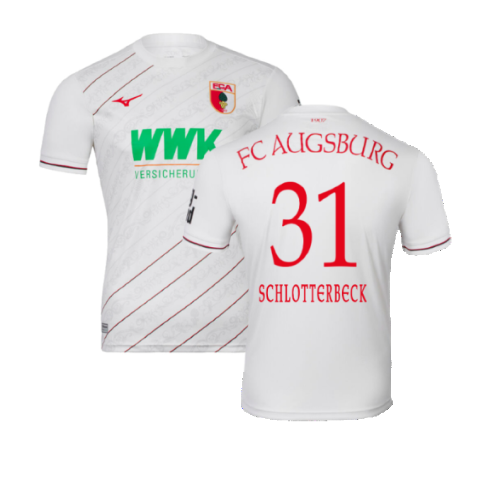 2024-2025 FC Augsburg Home Shirt (Schlotterbeck 31)