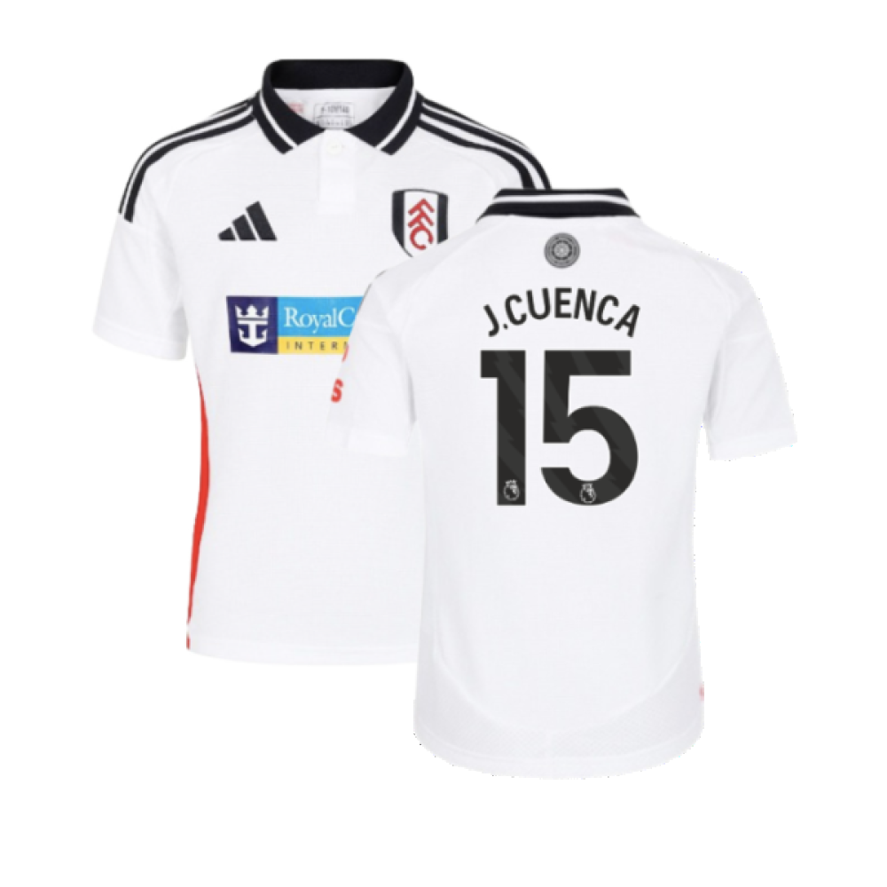 2024-2025 Fulham Home Shirt (Kids) (J.Cuenca 15)