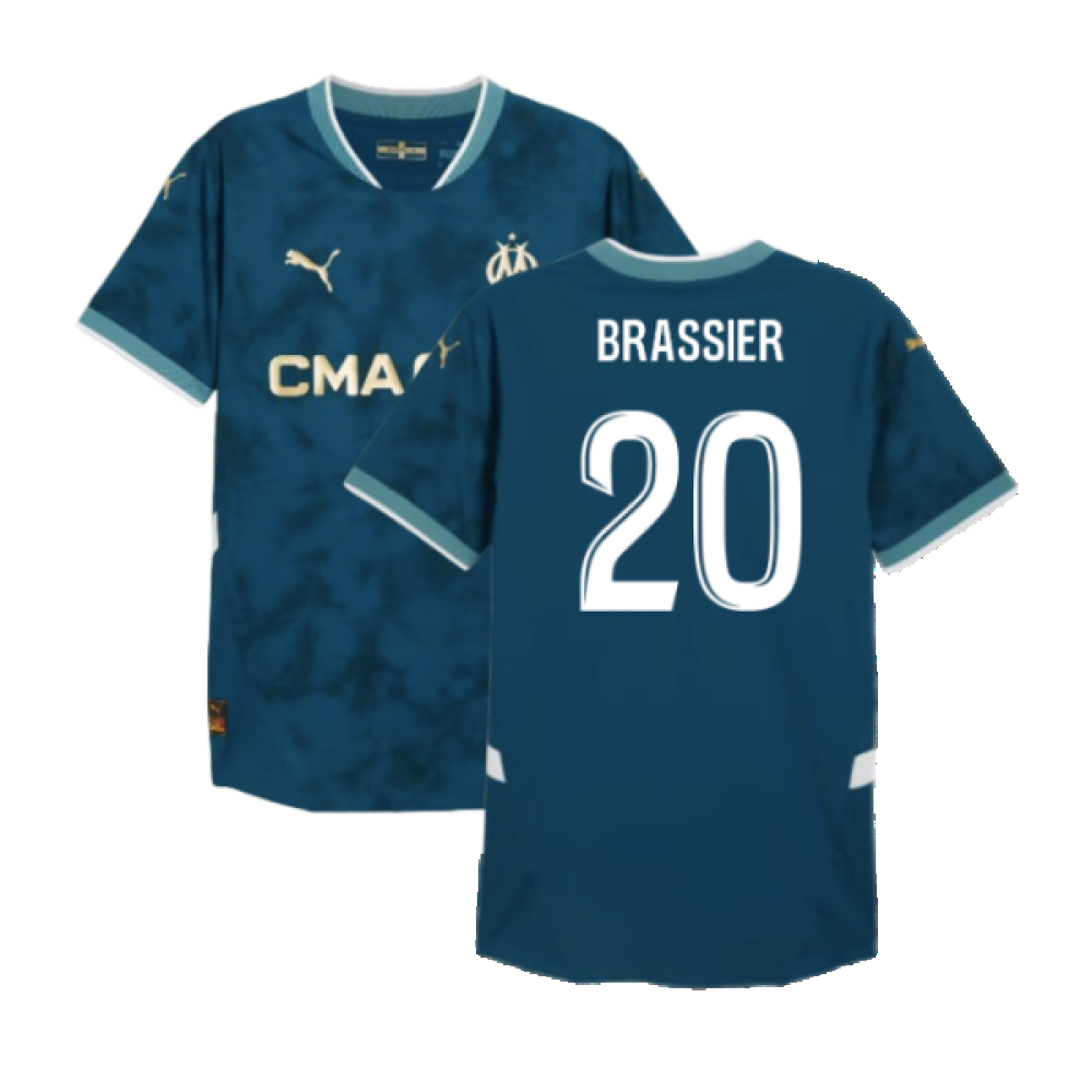 2024-2025 Marseille Away Authentic Shirt (Brassier 20)