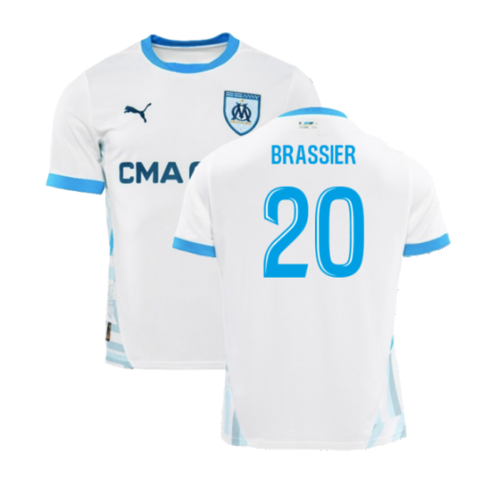 2024-2025 Marseille Home Shirt (Brassier 20)