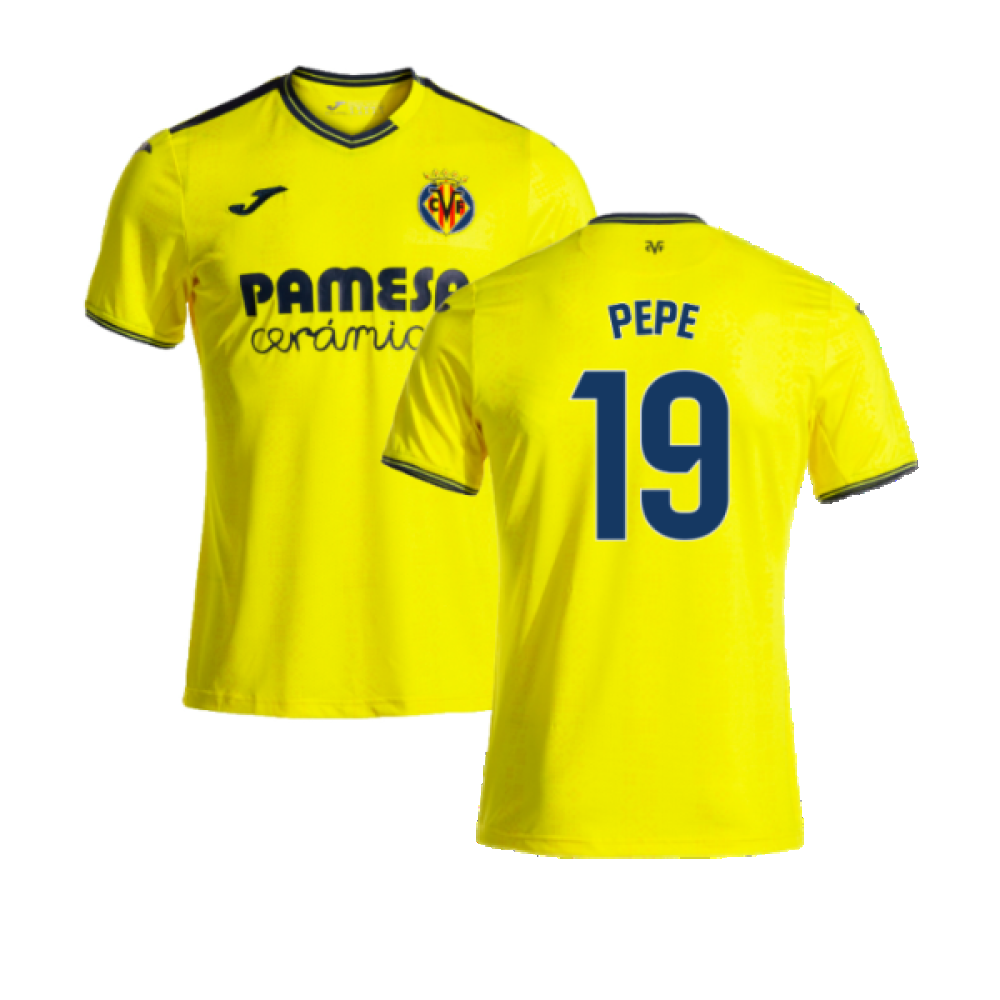 2024-2025 Villarreal Home Shirt (Pepe 19)