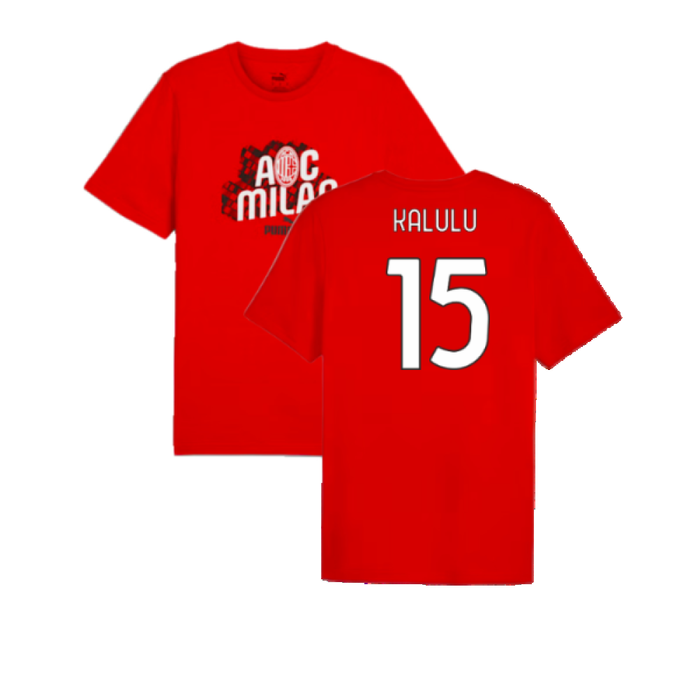 2024-2025 AC Milan ftblCulture Tee (Red) (Kalulu 15)