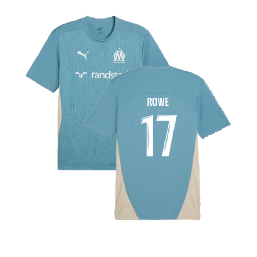 2024-2025 Marseille Training Shirt (Bold Blue) (Rowe 17)