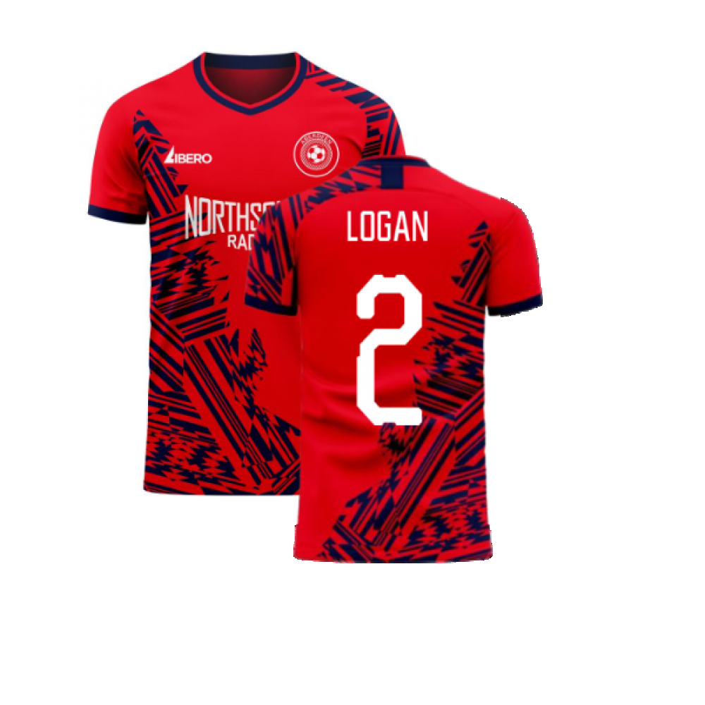  Aberdeen 2024-2025 Home Concept Football Kit (Libero) (Logan 2) - Baby