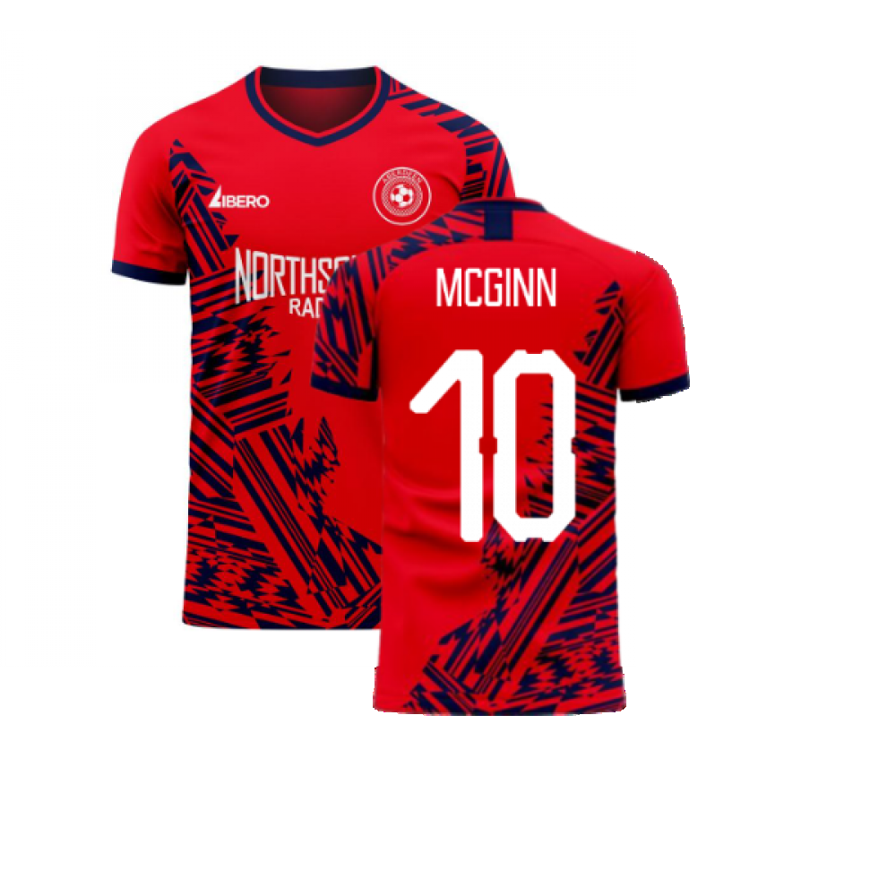  Aberdeen 2024-2025 Home Concept Football Kit (Libero) (McGinn 10) - Baby