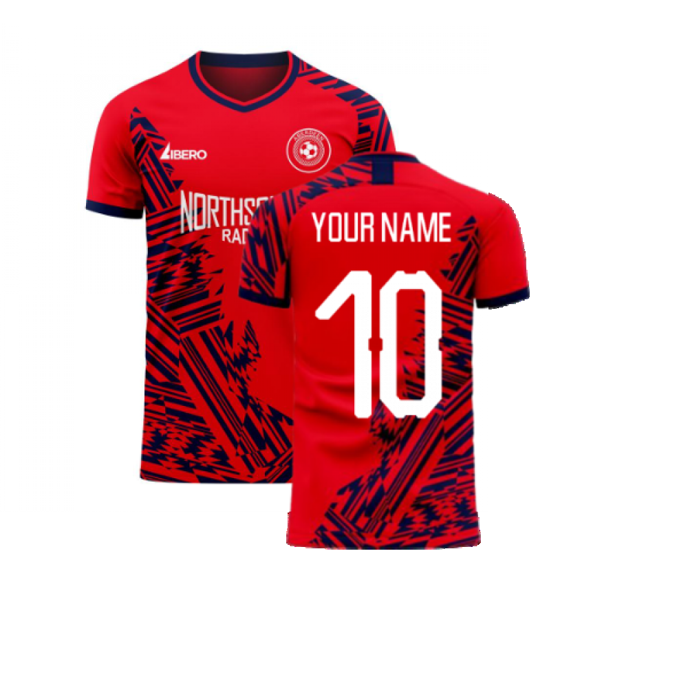  Aberdeen 2024-2025 Home Concept Football Kit (Libero) (Your Name) - Womens