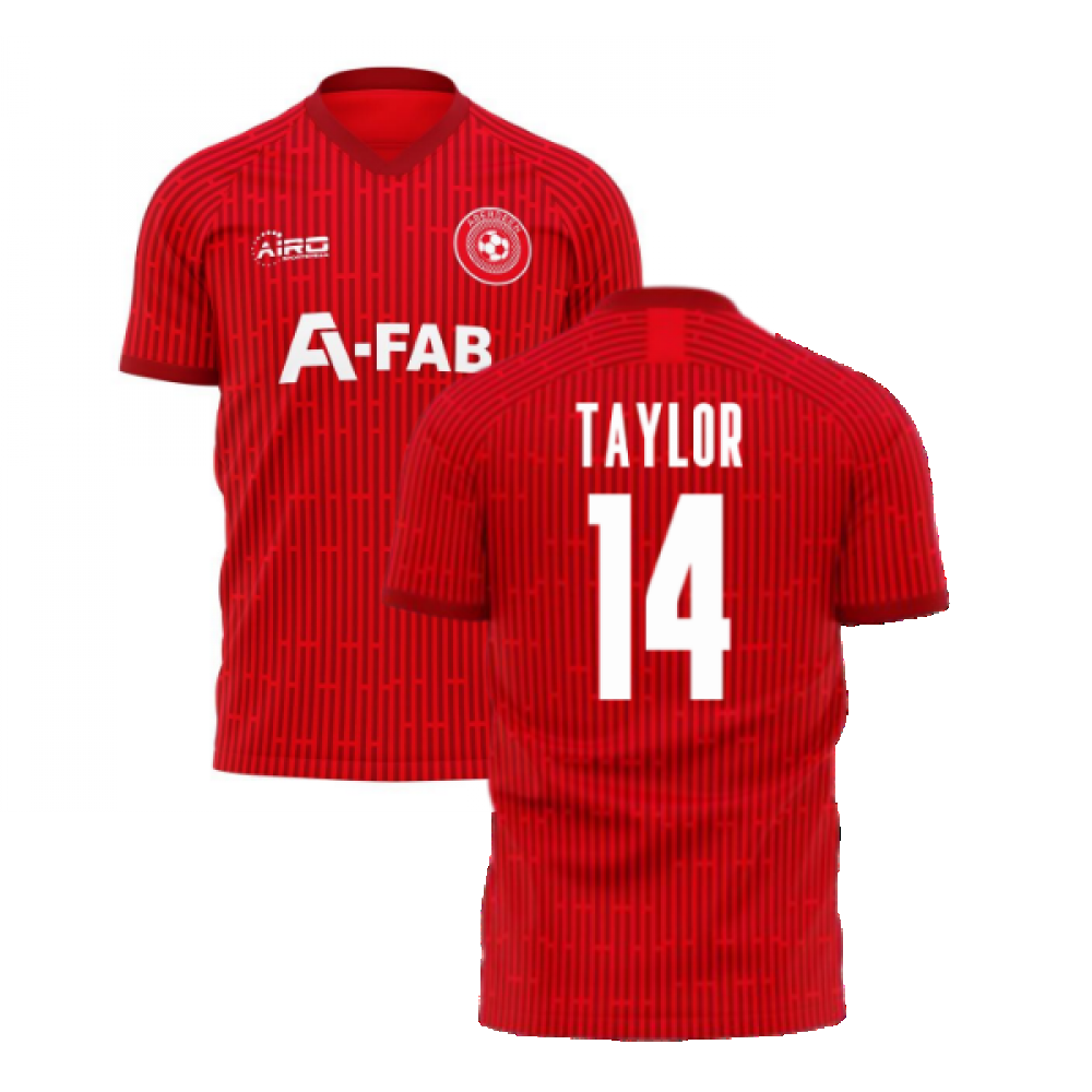 Aberdeen 2024-2025 Home Concept Football Kit (Airo) (TAYLOR 14)