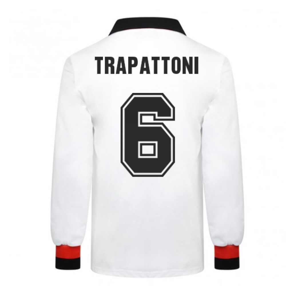 AC Milan 1963 European Cup Final Retro Football Shirt (Trapattoni 6)