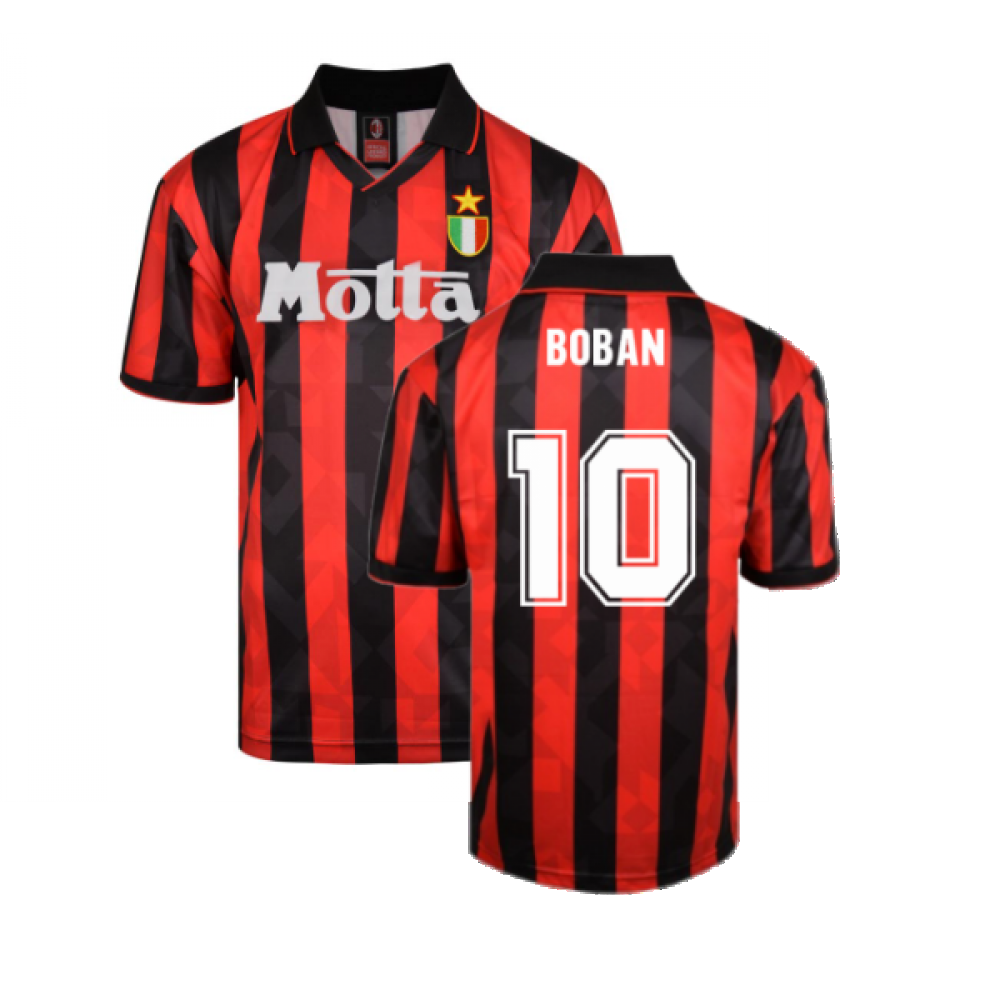 AC Milan 1994 Home Retro Shirt (BOBAN 10)