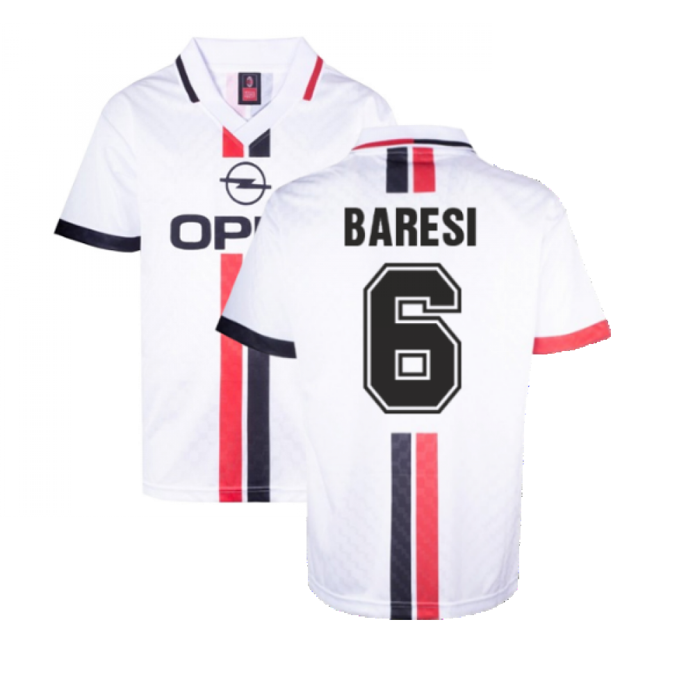 AC Milan 1996 Away Retro Shirt (BARESI 6)