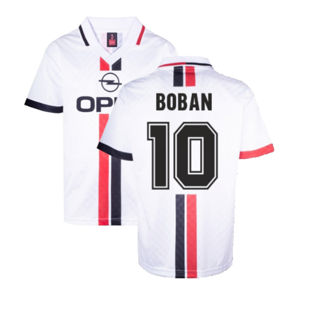 AC Milan 1996 Away Retro Shirt (BOBAN 10)