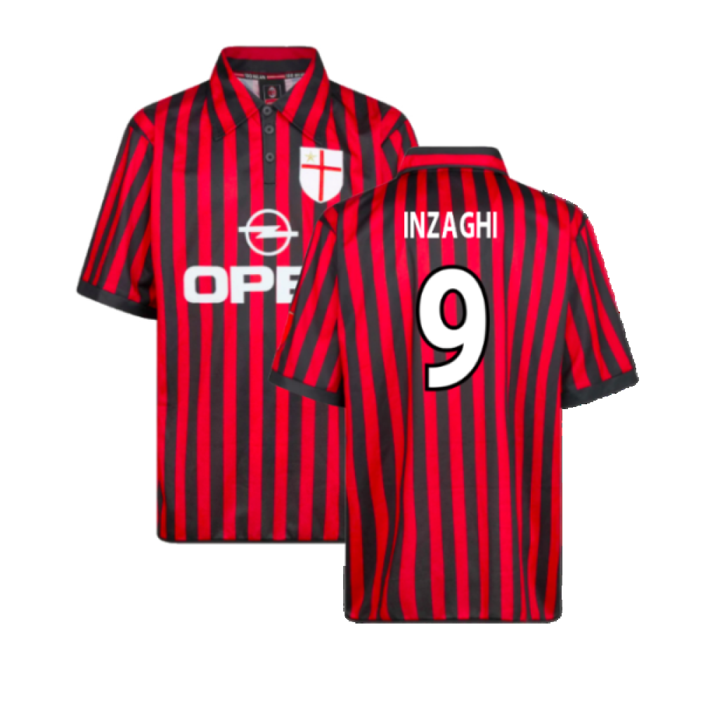 AC Milan 2000 Centenary Retro Football Shirt (Inzaghi 9)