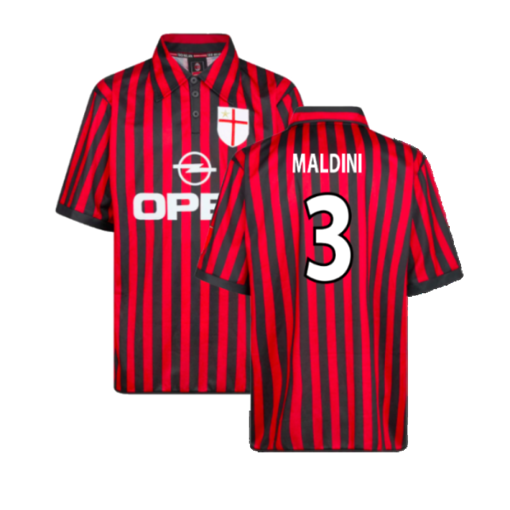 AC Milan 2000 Centenary Retro Football Shirt (Maldini 3)