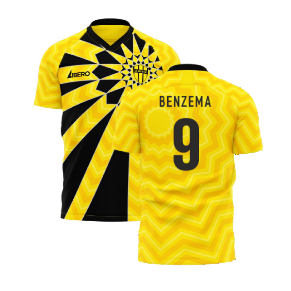 Al-Ittihad 2024-2025 Home Concept Football Kit (Libero) - Baby (Benzema 9)