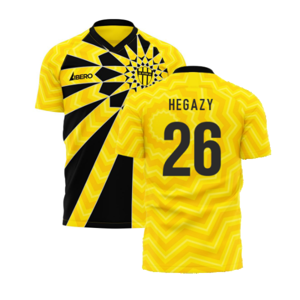 Al-Ittihad 2024-2025 Home Concept Football Kit (Libero) - Baby (Hegazy 26)