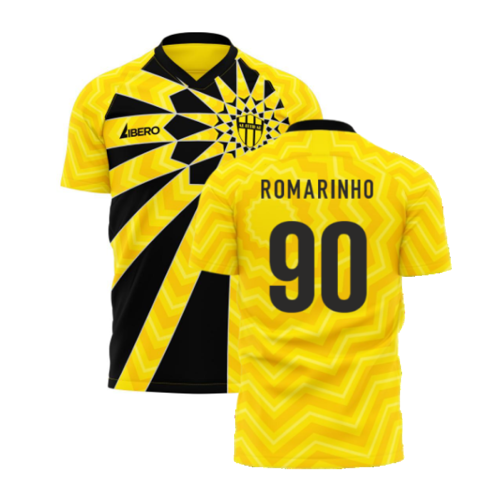 Al-Ittihad 2024-2025 Home Concept Football Kit (Libero) - Womens (Romarinho 90)