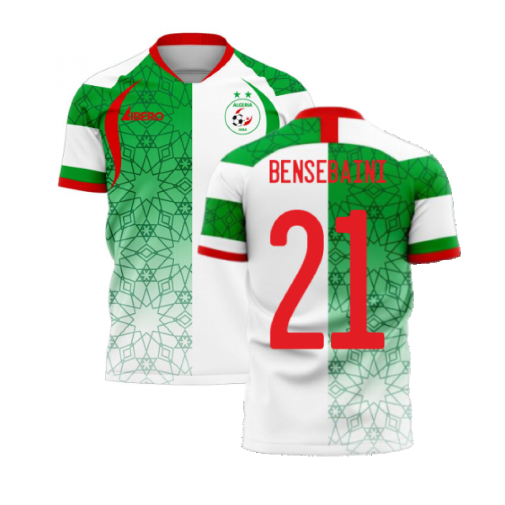 Algeria 2024-2025 Home Concept Football Kit (Libero) (BENSEBAINI 21)