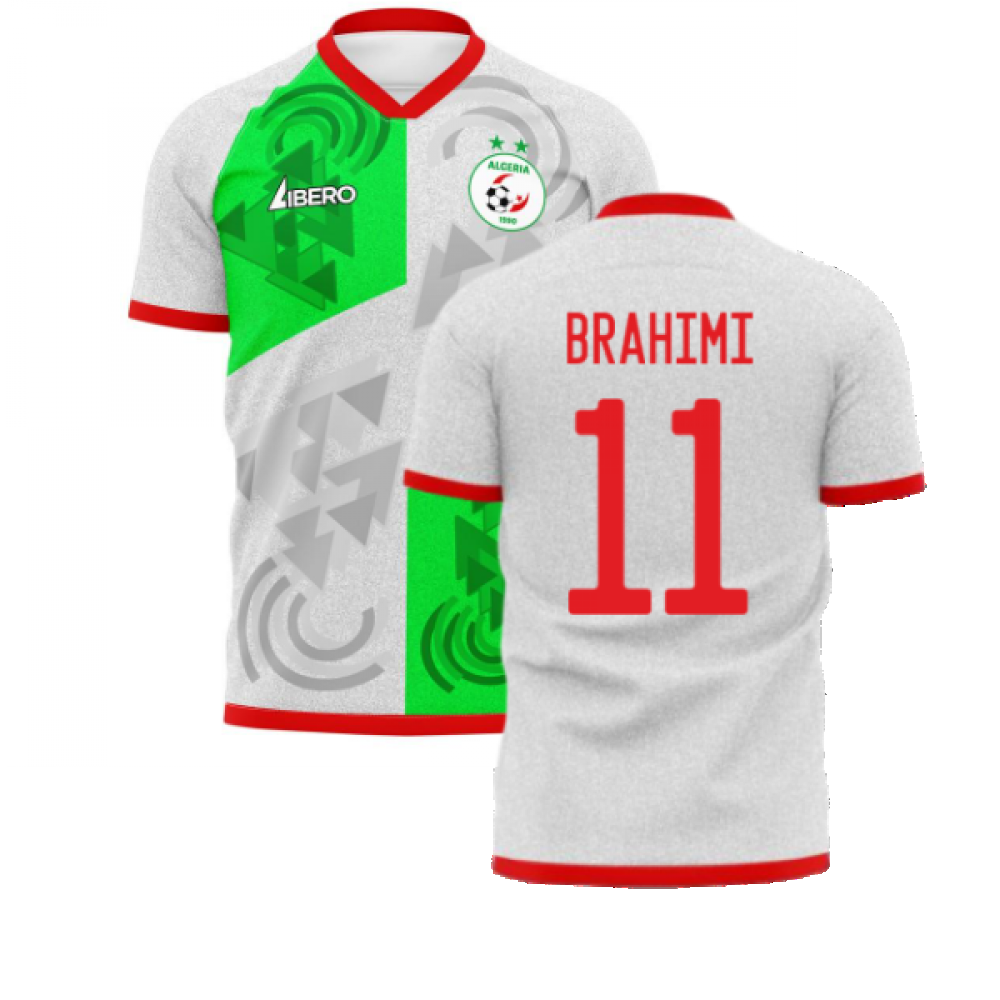 Algeria 2024-2025 Home Concept Football Shirt (Libero) (BRAHIMI 11)