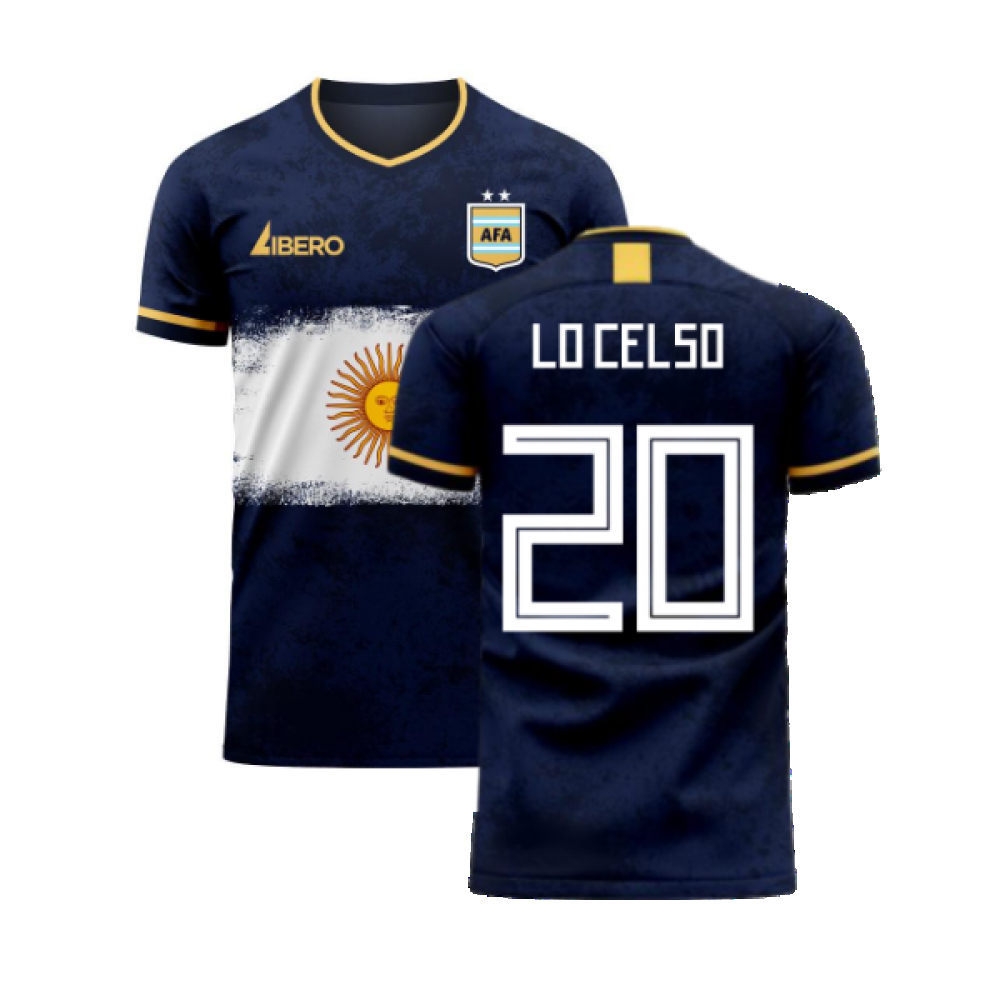 Argentina 2024-2025 Away Concept Football Kit (Libero) (LO CELSO 20)