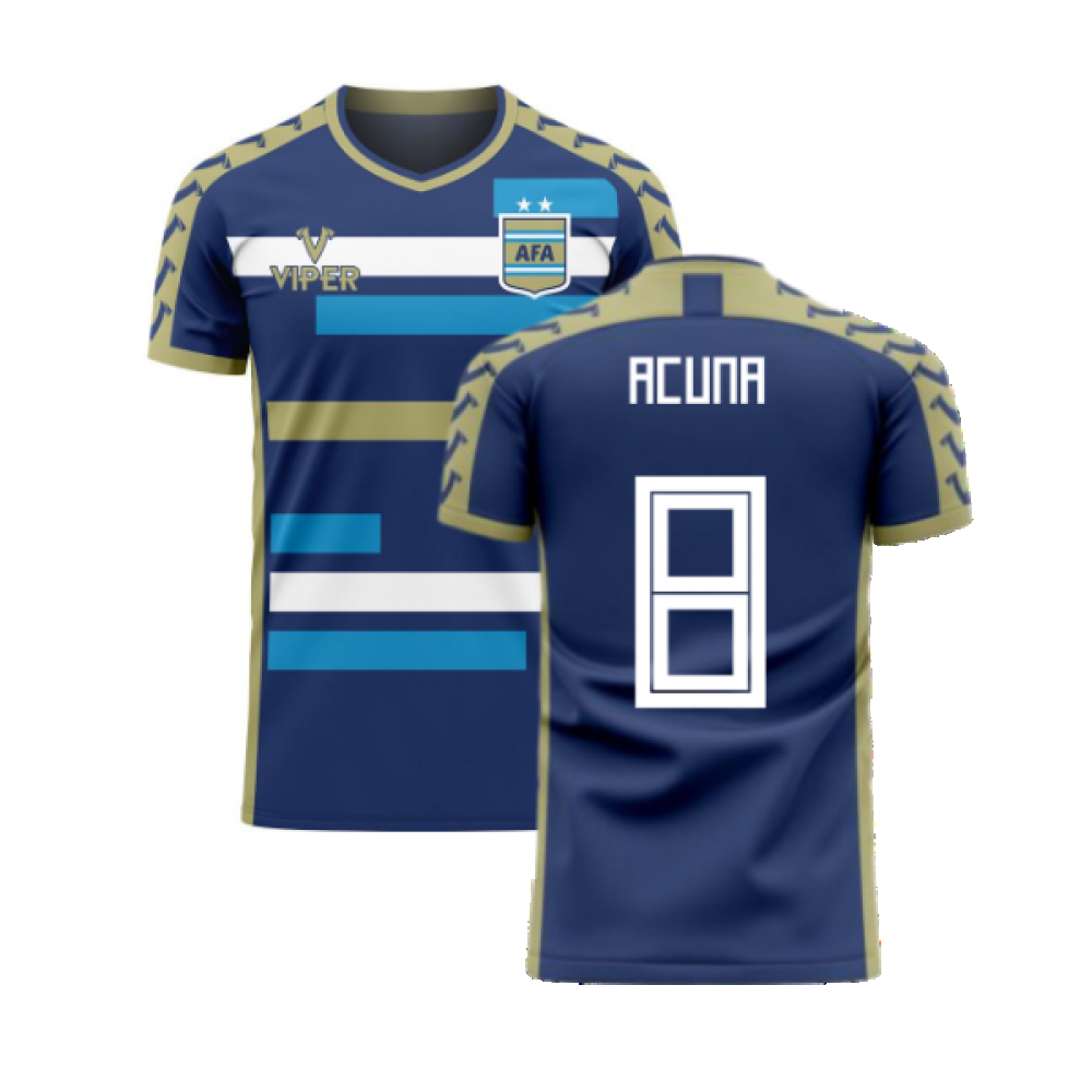 Argentina 2024-2025 Away Concept Football Kit (Viper) (ACUNA 8)