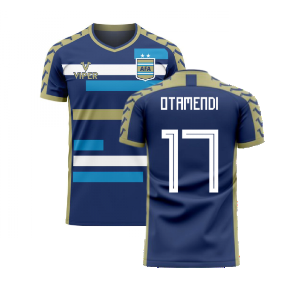 Argentina 2024-2025 Away Concept Football Kit (Viper) (OTAMENDI 17)