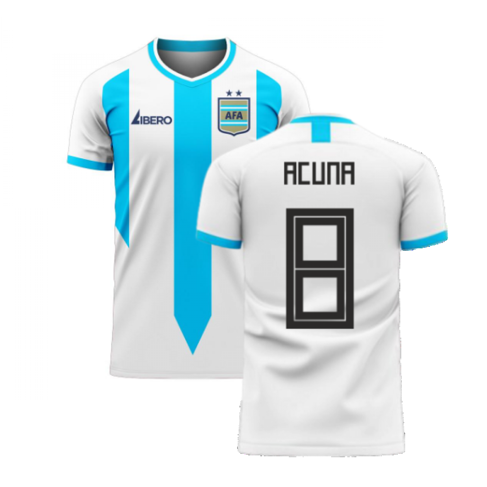 Argentina 2024-2025 Home Concept Football Kit (Libero) (ACUNA 8)