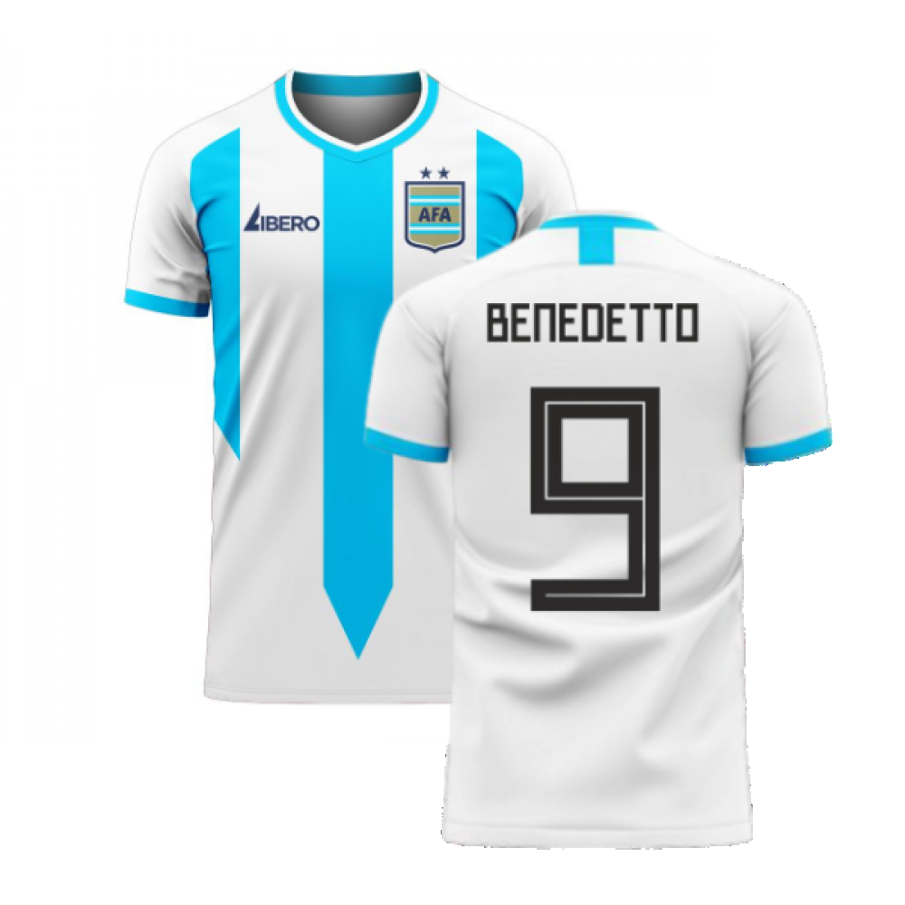 Argentina 2024-2025 Home Concept Football Kit (Libero) (BENEDETTO 9)