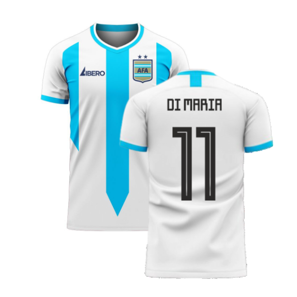 Argentina 2024-2025 Home Concept Football Kit (Libero) (DI MARIA 11)