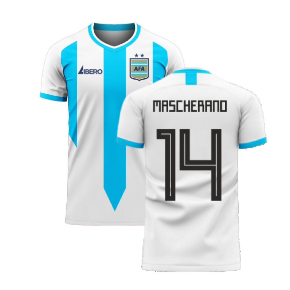 Argentina 2024-2025 Home Concept Football Kit (Libero) (MASCHERANO 14)