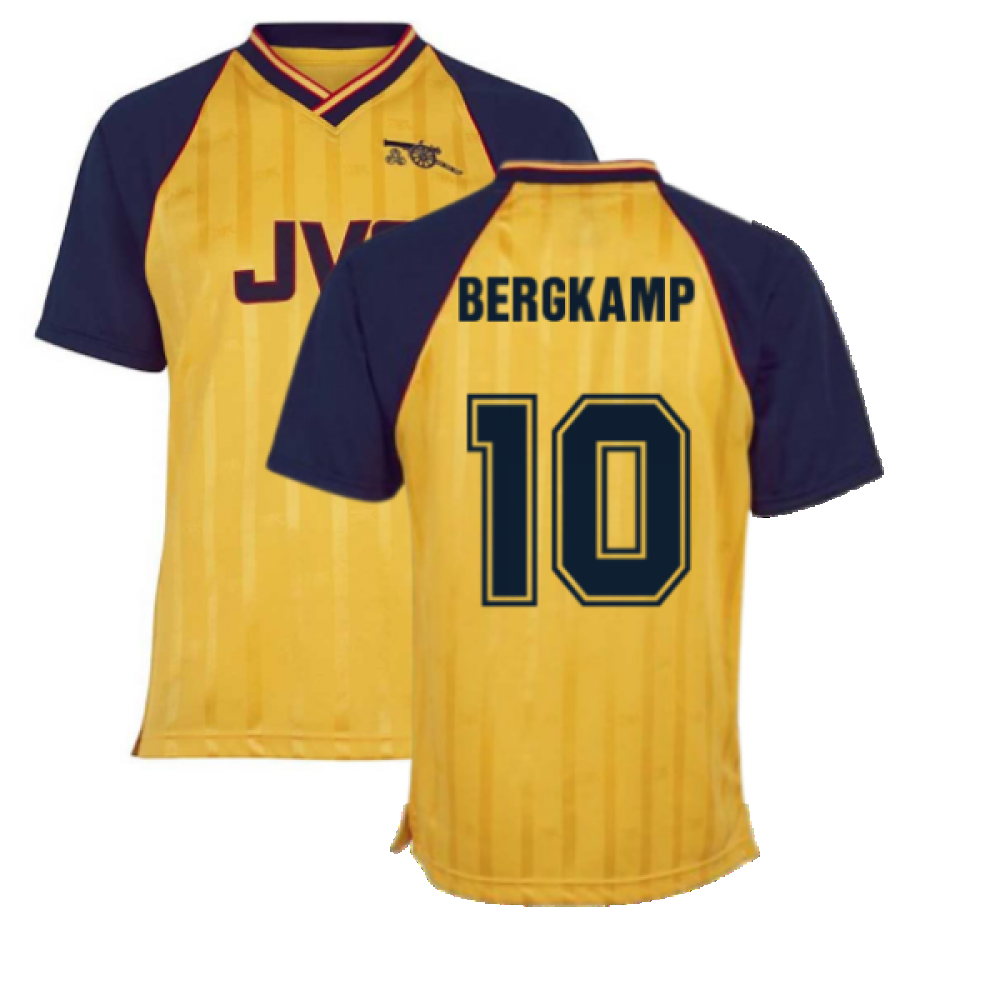 Arsenal 1988-89 Away Retro Shirt (BERGKAMP 10)