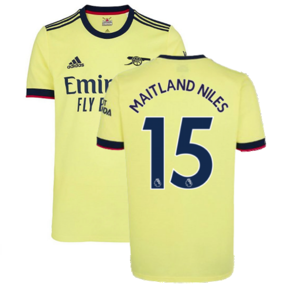 Arsenal 2021-2022 Away Shirt (MAITLAND NILES 15)