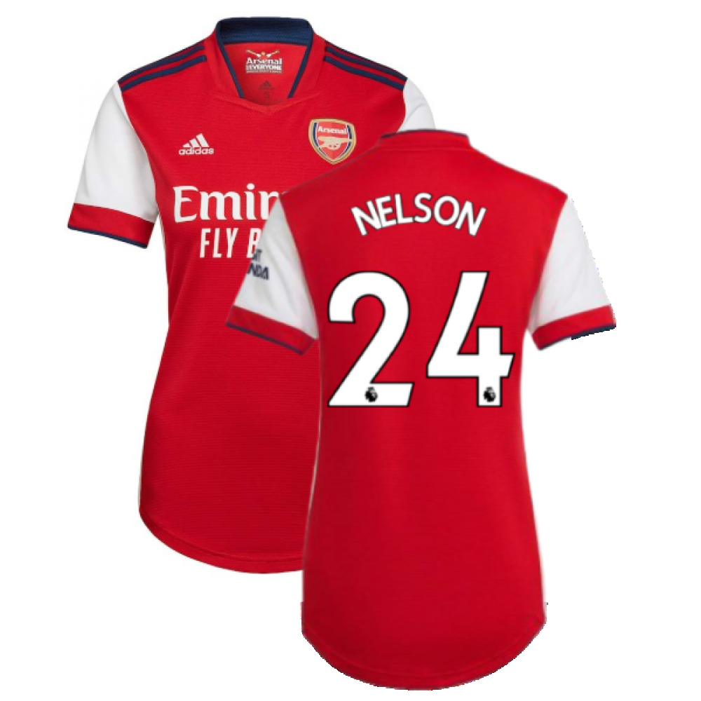 Arsenal 2021-2022 Home Shirt (Ladies) (NELSON 24)