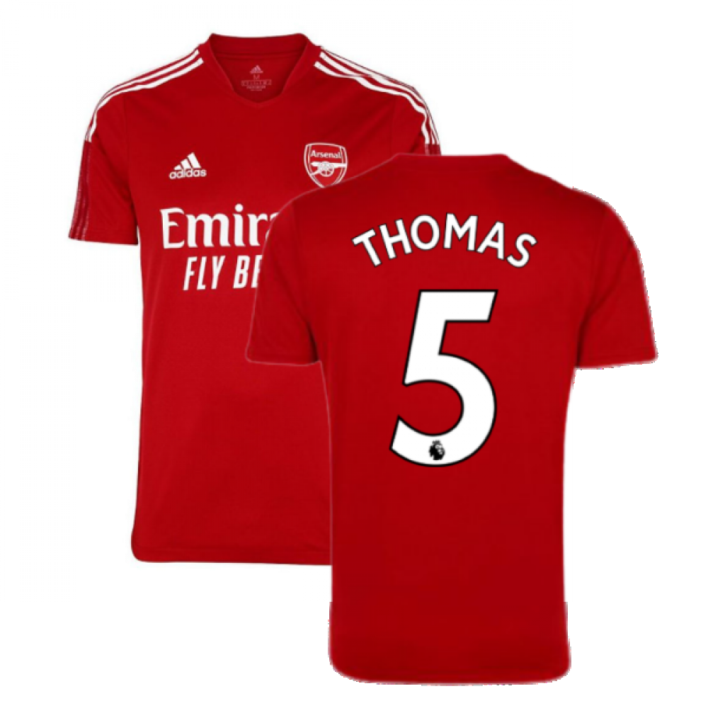 Arsenal 2021-2022 Training Shirt (Active Maroon) - Kids (Thomas 5)