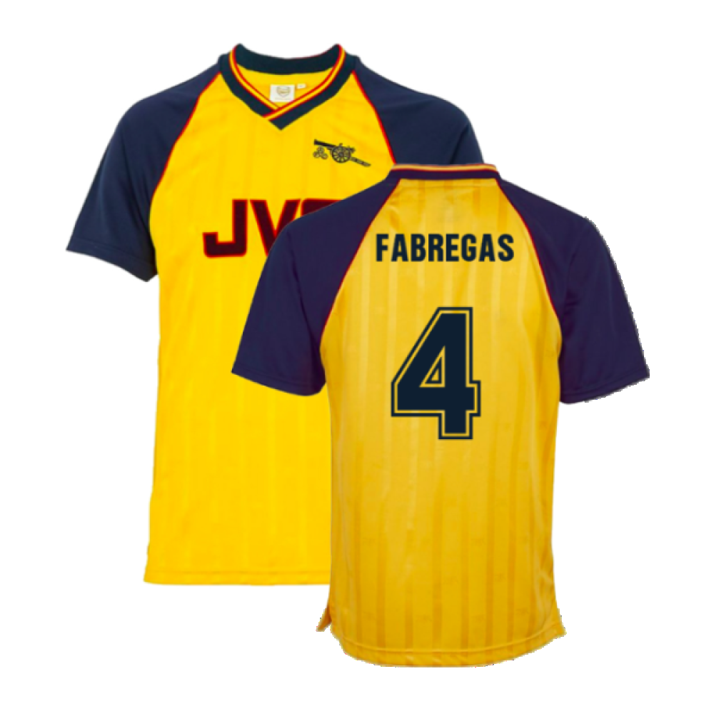 Arsenal Retro 1988-1989 Away Shirt (FABREGAS 4)