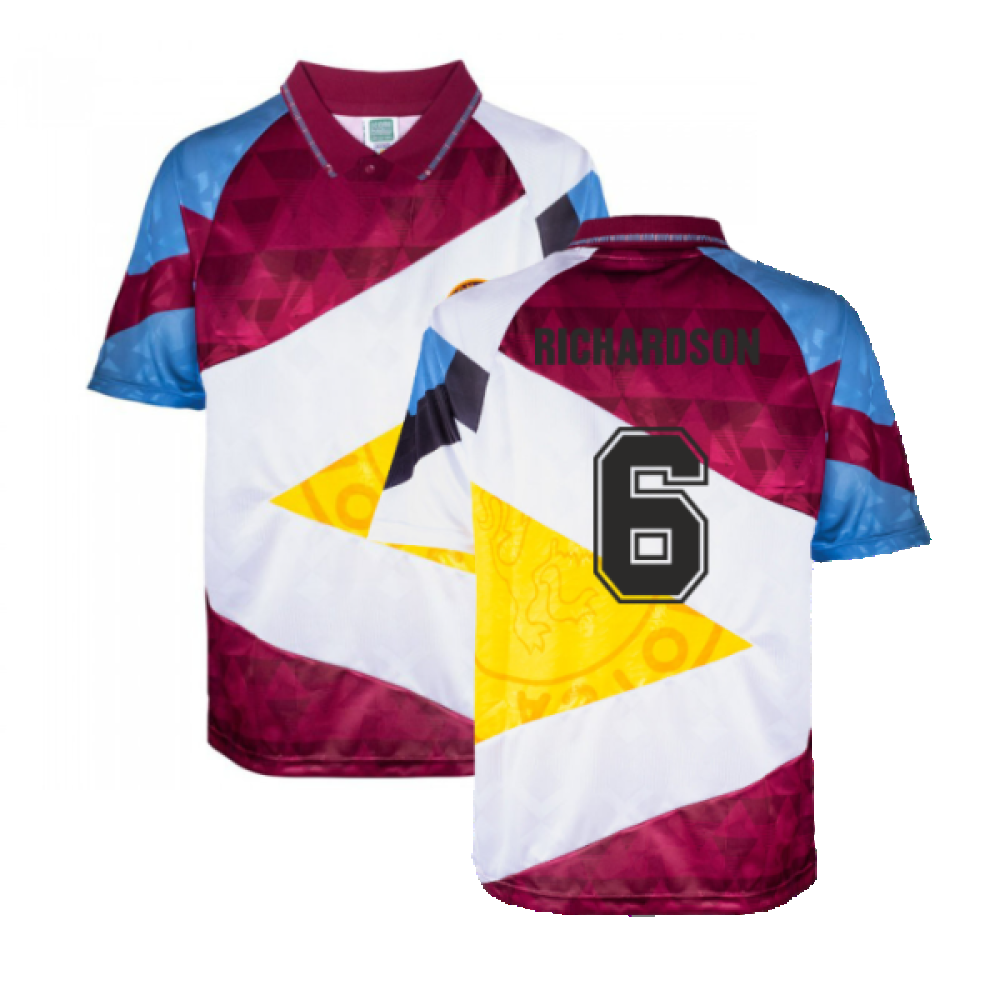 Aston Villa 1990 Mash Up Retro Football Shirt (Richardson 6)