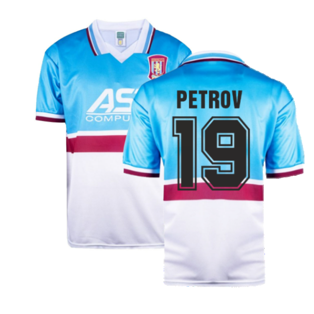 Aston Villa 1998 Away Retro Shirt (Petrov 19)