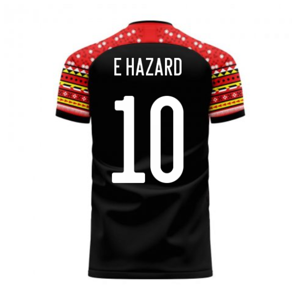 Belgium 2024-2025 Away Concept Football Kit (Libero) (E HAZARD 10)