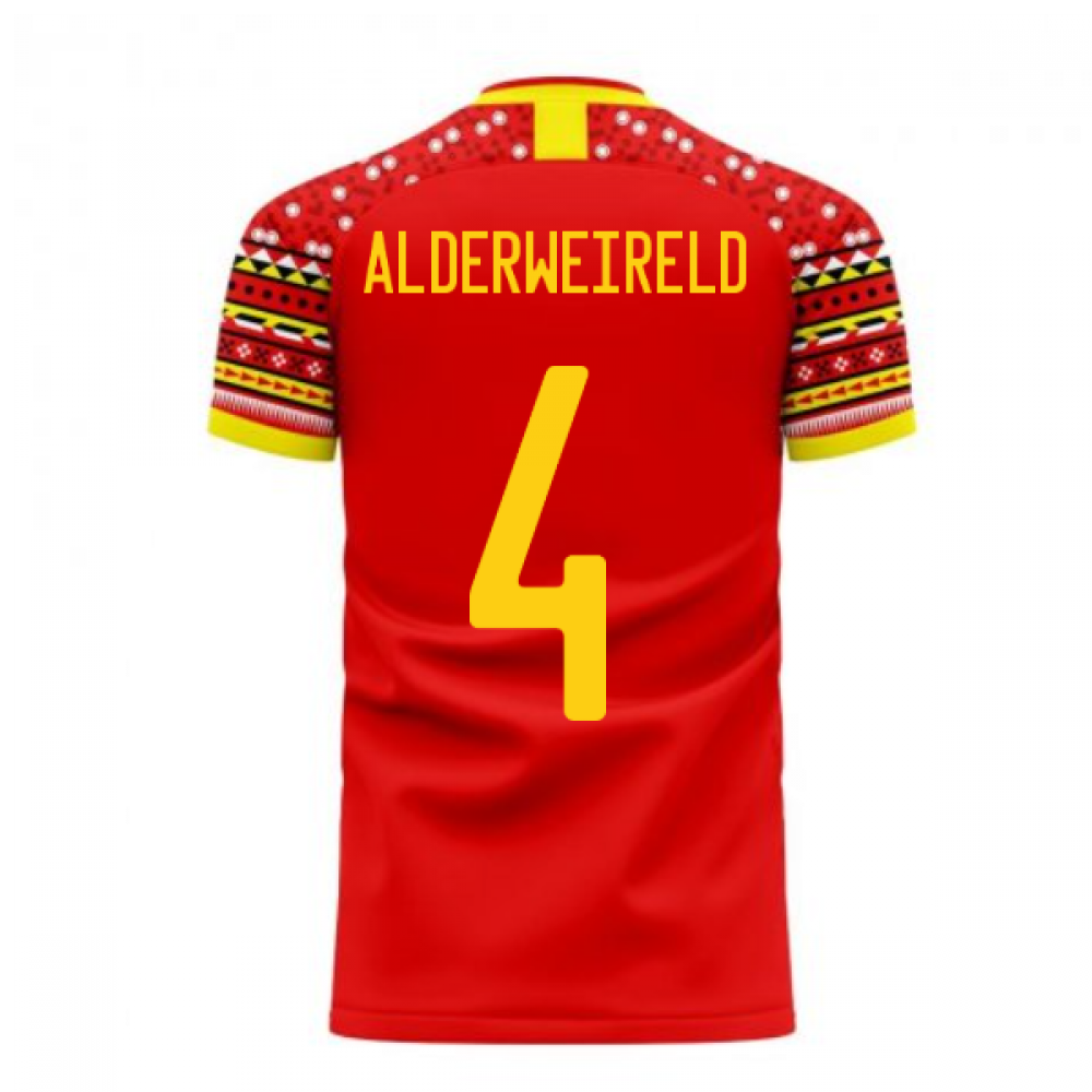 Belgium 2024-2025 Home Concept Football Kit (Libero) (ALDERWEIRELD 4)